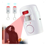 Kit Alarme Residencial Sensor De Presença S/ Fio Sirene