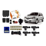Kit Alarme + Trava Eletrica Clio Expression 4 Portas