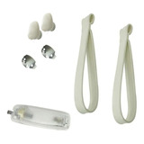 Kit Alças Completo E Lanterna Teto Fusca Até 1976 - Branco