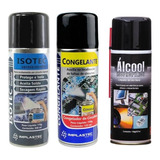 Kit Alcool Limpa Placas Aerosol +