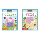 Kit Alfabetização Apoio Escolar Com O Total De 02 Livros: Aprenda Matemática E Aprenda A Tabuada