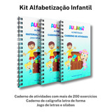 Kit Alfabetização Infantil Completo 3 Apostilas