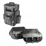 Kit Alforge Custom Moto Mala Bag Traseiro 32l + Lateral 40l