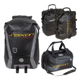 Kit Alforje Estanque 30lt Moto 2un + Bolsa 26l + Bolsa 40l