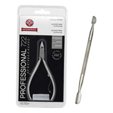 Kit Alicate Cuticula Mundial Inox 722 - Espatula Manicure