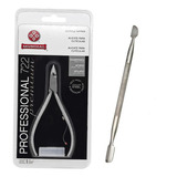 Kit Alicate Cuticula Mundial Inox 722 - Espatula Manicure