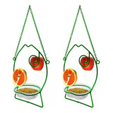 Kit Alimentador Comedouro P/ Pássaros Livres C/ Porta-frutas