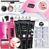 Kit Alongamento Polygel Completo Cabine Sun