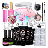 Kit Alongamento Polygel Poligel Unhas Completo