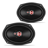 Kit Alto Falante 6x9 Pol 100w Rms Triaxial Foxer 4 Ohms