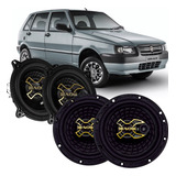 Kit Alto Falante Bravox 6+5 Polegadas Uno Mille 200w Rms