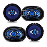 Kit Alto Falantes Hurricane Subwoofer Quadriaxial Cm6 + Cm69