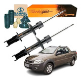 Kit Amortecedor Dianteiro Strada Coxim Batente Coifa 01 A 15