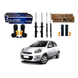 Kit Amortecedor Dianteiro Traseiro. Nissan March 2012