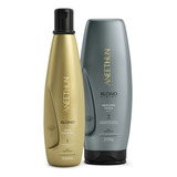 Kit Aneethun Blond System Sh Silver + Mask Cinza 250g