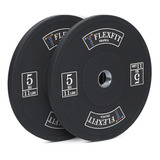 Kit Anilha Bumper Olímpica Crossfit Borracha 40kg (4x5+2x10)