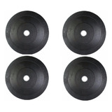 Kit Anilha Olímpica 4 X 2,5kg - Cross Training Lpo Borracha