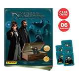 Kit Animais Fantásticos: Álbum + 24 Figurinhas + 6 Cards