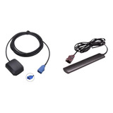Kit Antena Gps + Antena Tv Digital Automotiva Conector Fakra