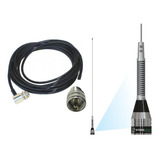 Kit Antena Móvel Vhf 1/4 De