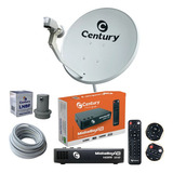 Kit Antena Parabolica Century 60cm Banda Ku 5g Midiabox B5 