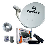 Kit Antena Parabolica Century 75cm Banda