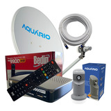 Kit Antena Receptor Parabolica Digital 60cm Banda Ku 5g Lnb