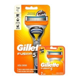 Kit Aparelho Barbear Gillette Fusion 5 E Carga Fusion 5 