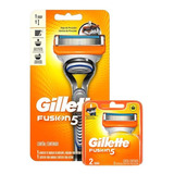 Kit Aparelho Barbear Gillette Fusion 5+carga