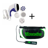 Kit Aparelho Massageador Abdomen Corpo Orbital Vibroaction