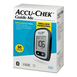Kit Aparelho Medir Glicose Accu-chek Guide Me + 50 Tiras
