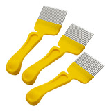 Kit Apicultura 3 Unid. Garfo Desoperculador 21 Dentes Inox