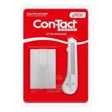 Kit Aplicação De Papel Contact Estilete Pequeno + Espátula