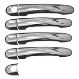 Kit Aplique Capa Maçanetas Cromada Fiat Palio 2012 4 Portas