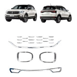 Kit Aplique Cromado 100% Rígido T-cross Sense Pcd 200tsi