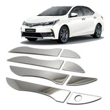 Kit Aplique Cromado Maçaneta Corolla 2017 2018 2019