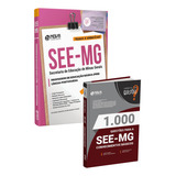 Kit Apostila See Mg - Professor De Português - Língua Portuguesa + Caderno De Testes