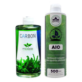 Kit Aquário Plantado Mbreda Carbon 500ml Co2 Liquido +