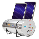 Kit Aquecedor Solar Boiler 400 Litros Baixa Pressão Aço 304