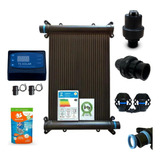 Kit Aquecedor Solar P/ Piscina Ate 6.500l Completo 8 Placas