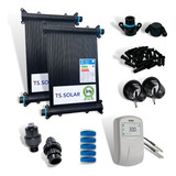 Kit Aquecedor Solar Piscina 20 Placas 3mt +contr Tholz+valvs