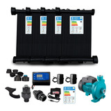 Kit Aquecedor Solar Piscina 22 Placas 2mt Para 18000 Litros