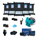 Kit Aquecimento Solar Piscina 20 Placas 5mt 42 Mil Litros