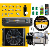 Kit Ar Condicionado Automotivo Universal Compressor Com