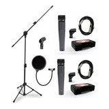 Kit Arcano 2 Mic Renius-7 Xlr+