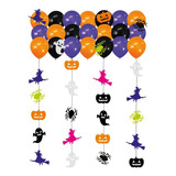 Kit Arco Baloes Decoracao Festa Halloween Bruxa Fantasma 2