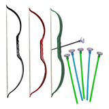 Kit Arco E Flecha Brinquedo Arqueiro Fantasia Ventosa Herói