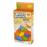 Kit Areia Mágica 150g Com 2 Moldes De Dinossauro Ou Animais