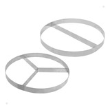 Kit Aro Separador Sabores Pizza Esfiha 2 & 3 Divisórias 35cm