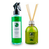 Kit Aromatizador De Ambientes Alecrim 270 Ml + Home Spray